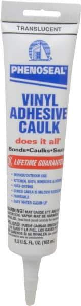 DAP - 5.5 oz Cartridge Clear Acrylic & Latex Caulk - 100°F Max Operating Temp, 20 min Tack Free Dry Time - All Tool & Supply