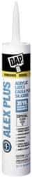 DAP - 10.1 oz Cartridge Clear Acrylic & Latex Caulk - -20 to 180°F Operating Temp, 30 min Tack Free Dry Time - All Tool & Supply