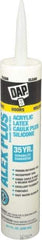 DAP - 10.1 oz Tube Clear Acrylic & Latex Caulk - -30 to 180°F Operating Temp, 30 min Tack Free Dry Time, 24 hr Full Cure Time - All Tool & Supply