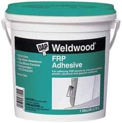 DAP - 128 Fluid Ounce Container, Gray, Tub Synthetic Latex Construction Adhesive - Service Temp from 40 to 60°F, Indoor - All Tool & Supply