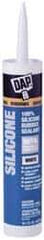 DAP - 10.1 oz Tube White RTV Silicone Joint Sealant - -40 to 400°F Operating Temp, 10 to 20 min Tack Free Dry Time, 24 hr Full Cure Time - All Tool & Supply