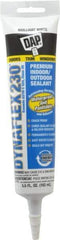 DAP - 5.5 oz Tube White Acrylic & Latex Caulk - -30 to 180°F Operating Temp, 30 min Tack Free Dry Time - All Tool & Supply