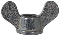 Value Collection - 5/8-11 UNC, Zinc Plated, Steel Standard Wing Nut - Grade 1015-1025, 2-7/16" Wing Span, 1-1/4" Wing Span, 1-1/16" Base Diam - All Tool & Supply