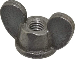 Value Collection - 3/8-16 UNC, Uncoated, Steel Standard Wing Nut - Grade 1015-1025, 1-5/8" Wing Span, 1" Wing Span, 7/8" Base Diam - All Tool & Supply