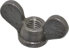 Value Collection - 3/8-16 UNC, Uncoated, Steel Standard Wing Nut - Grade 1015-1025, 1-5/8" Wing Span, 7/8" Wing Span, 11/16" Base Diam - All Tool & Supply