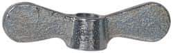 Value Collection - 3/8-16 UNC, Zinc Plated, Steel Standard Wing Nut - Grade 1015-1025, 2-1/2" Wing Span, 0.69" Wing Span, 9/16" Base Diam - All Tool & Supply