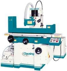 Clausing - 20 Inch Long x 10 Inch Wide Table, 5 to 25 m per Min, 3 Phase, Automatic Floor Machine Surface Grinder - 3 hp, 3,450 RPM Spindle Speed, 230/460 Volts, 95 Inch Overall Length, 1-1/4 Inch Arbor Hole Diameter - All Tool & Supply