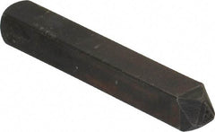 Made in USA - 3/16 Inch Character Size, 19 within a Triangle, Code Stamp - Steel - All Tool & Supply