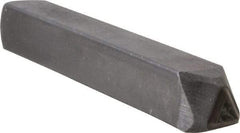 Made in USA - 3/16 Inch Character Size, 25 within a Triangle, Code Stamp - Steel - All Tool & Supply