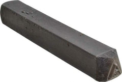 Made in USA - 3/16 Inch Character Size, 28 within a Triangle, Code Stamp - Steel - All Tool & Supply