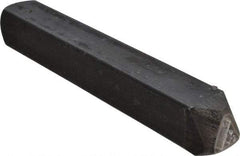 Made in USA - 3/16 Inch Character Size, 30 within a Triangle, Code Stamp - Steel - All Tool & Supply