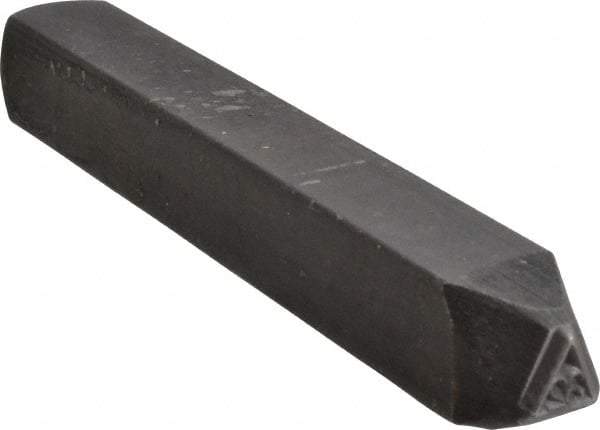 Made in USA - 3/16 Inch Character Size, 32 within a Triangle, Code Stamp - Steel - All Tool & Supply