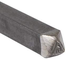 Made in USA - 3/16 Inch Character Size, 61 within a Triangle, Code Stamp - Steel - All Tool & Supply