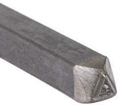 Made in USA - 3/16 Inch Character Size, 64 within a Triangle, Code Stamp - Steel - All Tool & Supply