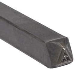 Made in USA - 3/16 Inch Character Size, 71 within a Triangle, Code Stamp - Steel - All Tool & Supply