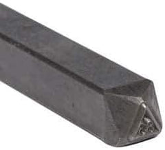 Made in USA - 3/16 Inch Character Size, 83 within a Triangle, Code Stamp - Steel - All Tool & Supply