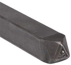 Made in USA - 3/16 Inch Character Size, 84 within a Triangle, Code Stamp - Steel - All Tool & Supply