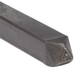 Made in USA - 3/16 Inch Character Size, 89 within a Triangle, Code Stamp - Steel - All Tool & Supply