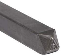 Made in USA - 3/16 Inch Character Size, 91 within a Triangle, Code Stamp - Steel - All Tool & Supply