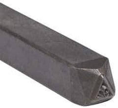 Made in USA - 3/16 Inch Character Size, 92 within a Triangle, Code Stamp - Steel - All Tool & Supply