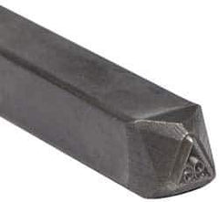 Made in USA - 3/16 Inch Character Size, 96 within a Triangle, Code Stamp - Steel - All Tool & Supply