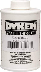 Dykem - 8 Ounce Dark Blue Staining Color - Brush in Cap Container - All Tool & Supply