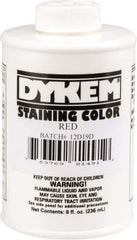 Dykem - 8 Ounce Red Staining Color - Brush in Cap Container - All Tool & Supply