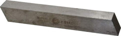 Interstate - M2 High Speed Steel Square Tool Bit Blank - 7/8" Wide x 7/8" High x 6" OAL, Ground - Exact Industrial Supply