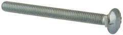 Value Collection - 5/16-18 UNC 3-1/2" Length Under Head, Standard Square Neck, Carriage Bolt - Grade 5 Steel, Zinc-Plated Finish - All Tool & Supply