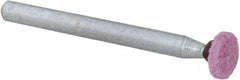 Grier Abrasives - 7/32 x 3/32" Head Diam x Thickness, B74, Wheel Tapered Edge, Aluminum Oxide Mounted Point - All Tool & Supply