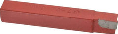 Interstate - 7/16 x 7/16" Shank, Square Shoulder Turning Single Point Tool Bit - AR-7, Grade C2 - Exact Industrial Supply