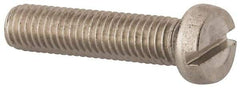 Value Collection - M8x1.25 Metric Coarse, 35mm Length Under Head Slotted Drive Machine Screw - Fillister Head, Grade 18-8 & A2 Stainless Steel, Uncoated, Without Washer - All Tool & Supply