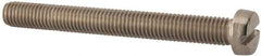 Value Collection - M10x1.50 Metric Coarse, 90mm Length Under Head Slotted Drive Machine Screw - Fillister Head, Grade 18-8 & A2 Stainless Steel, Uncoated, Without Washer - All Tool & Supply