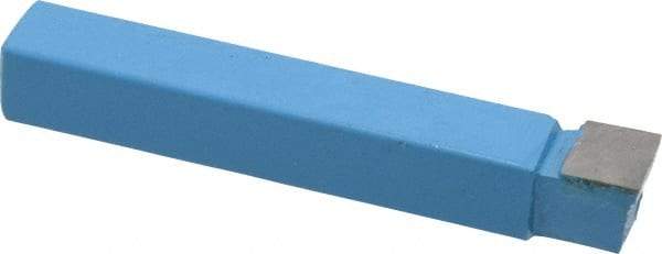 Interstate - 1/2 x 1/2" Shank, Square Nose Single Point Tool Bit - C-8, Grade C6 - Exact Industrial Supply