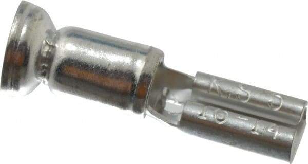 Ideal - 16 to 14 AWG, Noninsulated, Female Wire Disconnect - Silver, cUL Listed, RoHS Compliant, UL Listed - All Tool & Supply