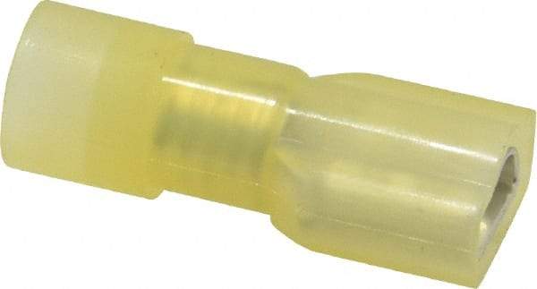 Ideal - 12 to 10 AWG, Vinyl, Fully Insulated, Female Wire Disconnect - 1/4 Inch Wide Tab, Yellow, cUL Listed, RoHS Compliant, UL Listed 774A - All Tool & Supply