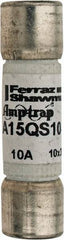 Ferraz Shawmut - 150 VAC/VDC, 10 Amp, Fast-Acting Semiconductor/High Speed Fuse - Clip Mount, 1-1/2" OAL, 100 at AC, 50 at DC kA Rating, 13/32" Diam - All Tool & Supply