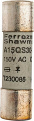 Ferraz Shawmut - 150 VAC/VDC, 30 Amp, Fast-Acting Semiconductor/High Speed Fuse - Clip Mount, 1-1/2" OAL, 100 at AC, 50 at DC kA Rating, 13/32" Diam - All Tool & Supply