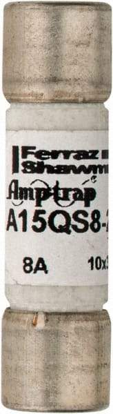 Ferraz Shawmut - 150 VAC/VDC, 8 Amp, Fast-Acting Semiconductor/High Speed Fuse - Clip Mount, 1-1/2" OAL, 100 at AC, 50 at DC kA Rating, 13/32" Diam - All Tool & Supply