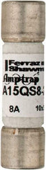 Ferraz Shawmut - 150 VAC/VDC, 8 Amp, Fast-Acting Semiconductor/High Speed Fuse - Clip Mount, 1-1/2" OAL, 100 at AC, 50 at DC kA Rating, 13/32" Diam - All Tool & Supply