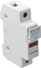 Ferraz Shawmut - 1 Pole, 1000 VDC and 800 VAC, 30 Amp, DIN Rail Mount Fuse Holder - Compatible with CC Class, 1-1/2 Inch Long x 0.69 Inch Wide and 13/32 Inch Diameter Fuse - All Tool & Supply