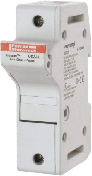 Ferraz Shawmut - 1 Pole, 600 VAC/VDC, 30 Amp, DIN Rail Mount Fuse Holder - Compatible with J Class, 58mm Long x 1.28 Inch Wide and 22mm Diameter Fuse - All Tool & Supply