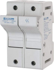 Ferraz Shawmut - 2 Pole, 600 VAC/VDC, 30 Amp, DIN Rail Mount Fuse Holder - Compatible with J Class, 58mm Long x 2.56 Inch Wide and 22mm Diameter Fuse - All Tool & Supply