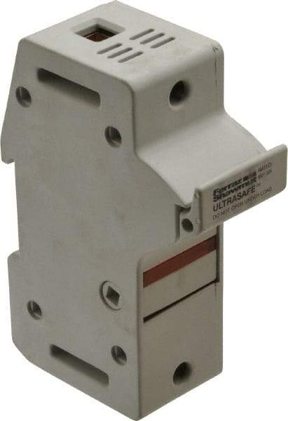 Ferraz Shawmut - 1 Pole, 600 VAC/VDC, 60 Amp, DIN Rail Mount Fuse Holder - Compatible with J Class, 58mm Long x 1.28 Inch Wide and 22mm Diameter Fuse - All Tool & Supply