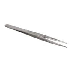 Value Collection - 5-11/16" OAL Diamond Tweezers - Medium Point - All Tool & Supply