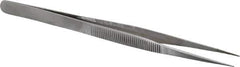 Value Collection - 5-11/16" OAL Diamond Tweezers - Fine Point - All Tool & Supply