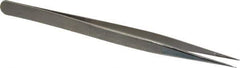 Value Collection - 5-11/16" OAL Diamond Tweezers - Fine Point - All Tool & Supply