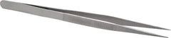 Value Collection - 6-13/32" OAL Diamond Tweezers - Fine Point - All Tool & Supply