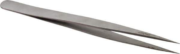 Value Collection - 5-5/16" OAL SS-SS Precision Tweezers - Long & Slim for Inside Reach - All Tool & Supply