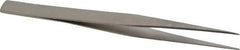 Value Collection - 4-1/4" OAL Assembly Tweezers - Thin, Fine, Light Point - All Tool & Supply